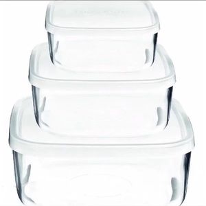 Glass container set